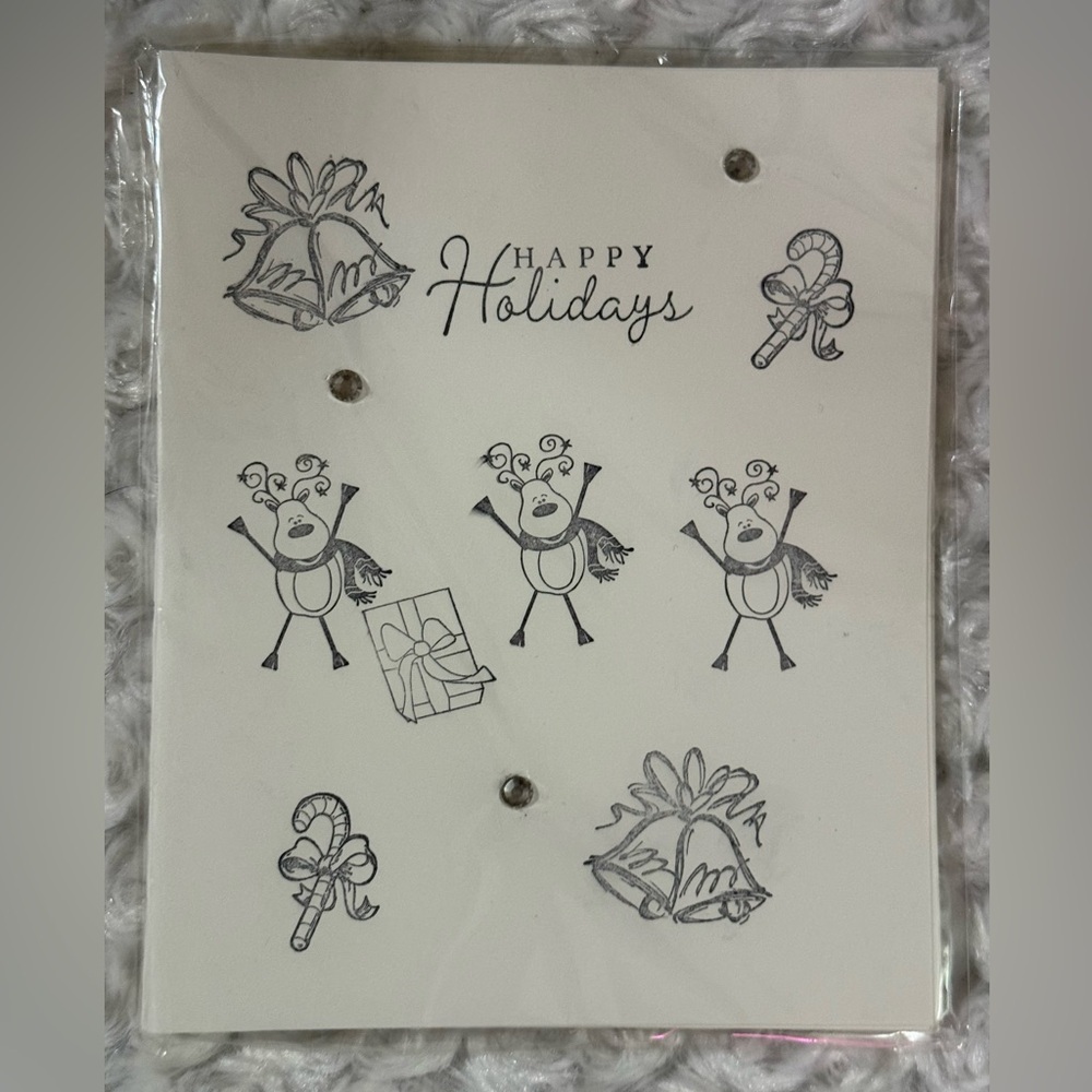 Festive Holiday Greeting Cards 6 cards per pack